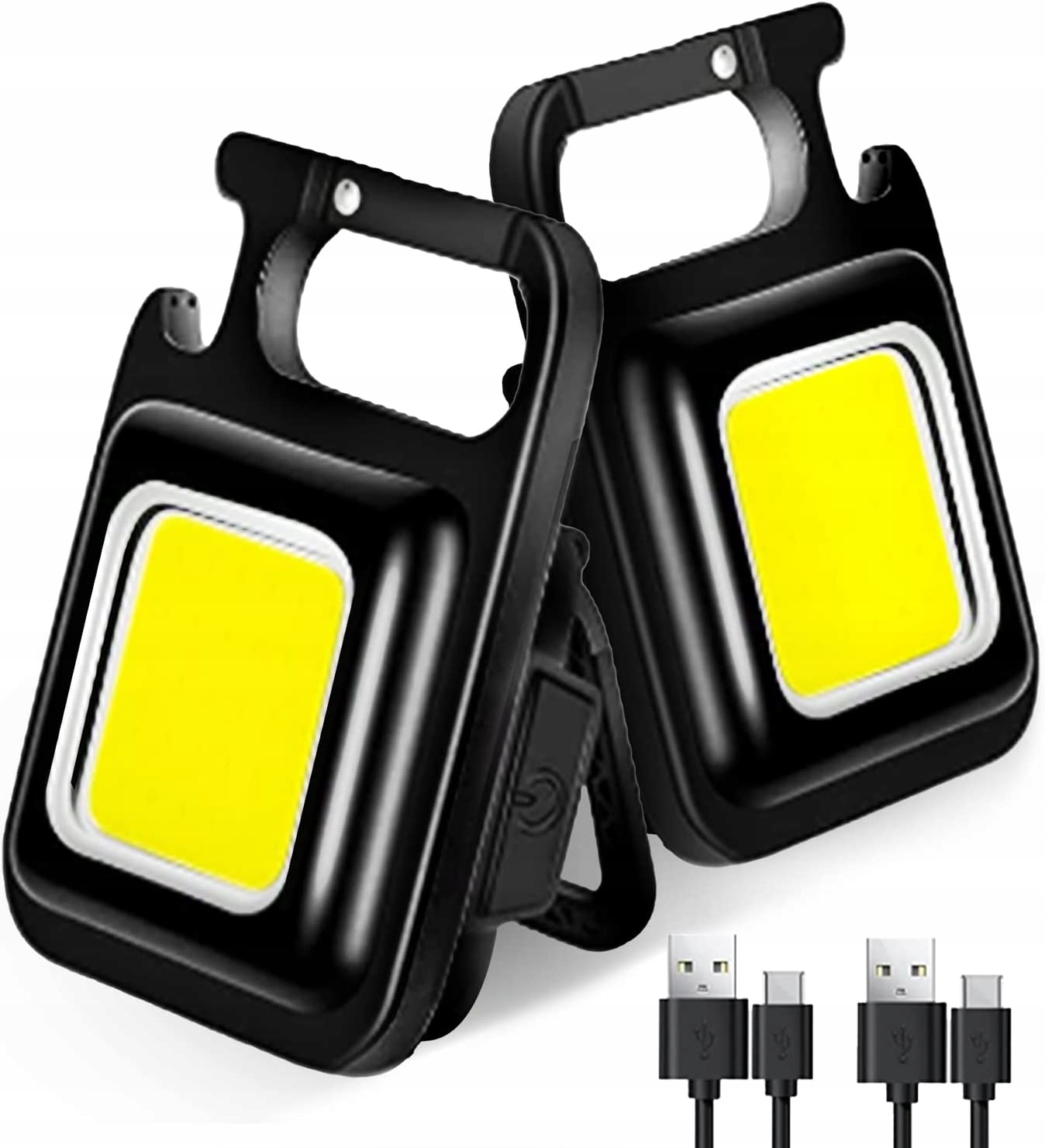 

2szt Mini Przenośna Latarka Lampa Na Akumulator