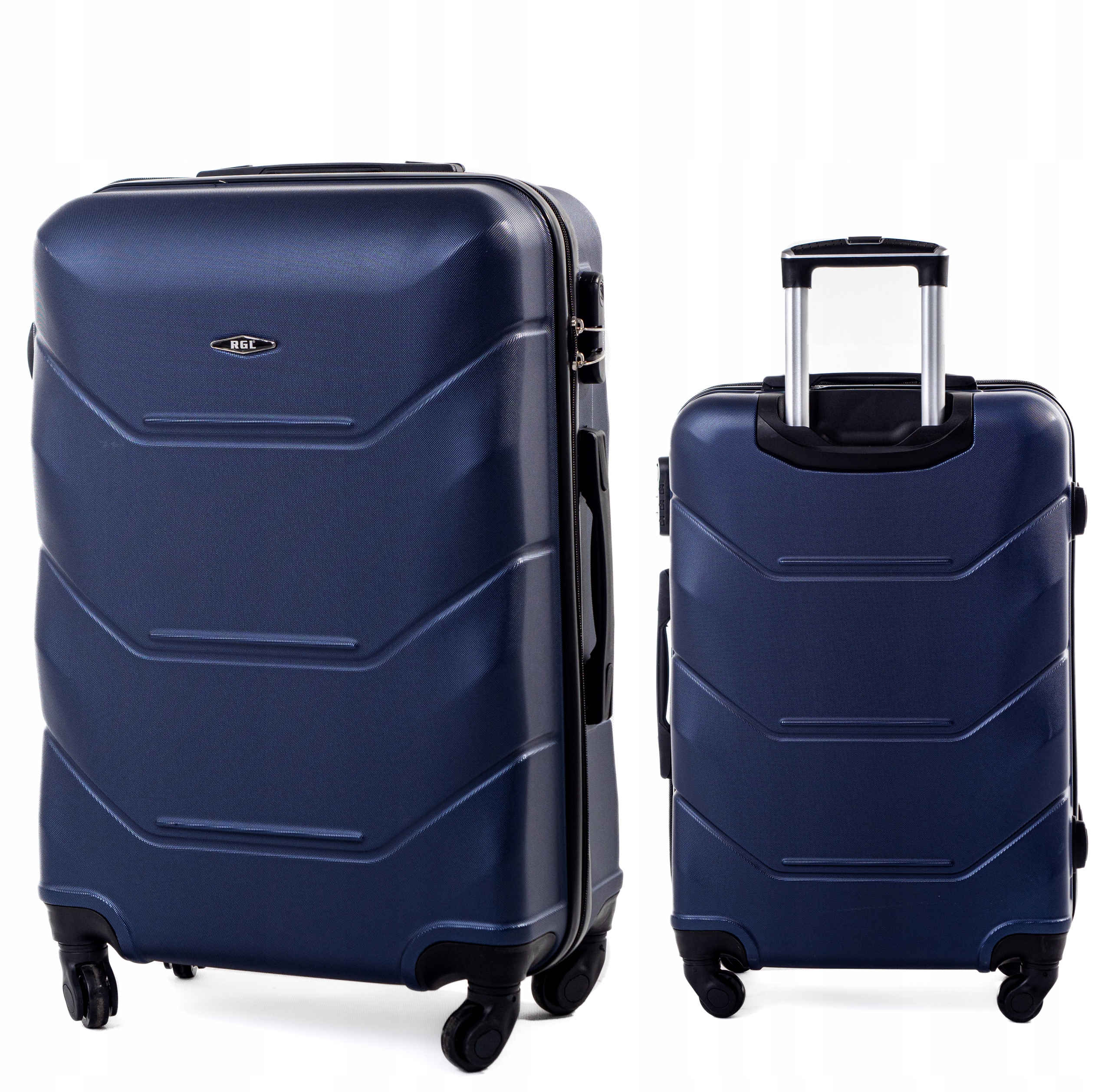 DUŻA XXL WALIZKA PODRÓŻNA RGL NA KÓŁKACH TORBA ABS Model 720 XXL RGL