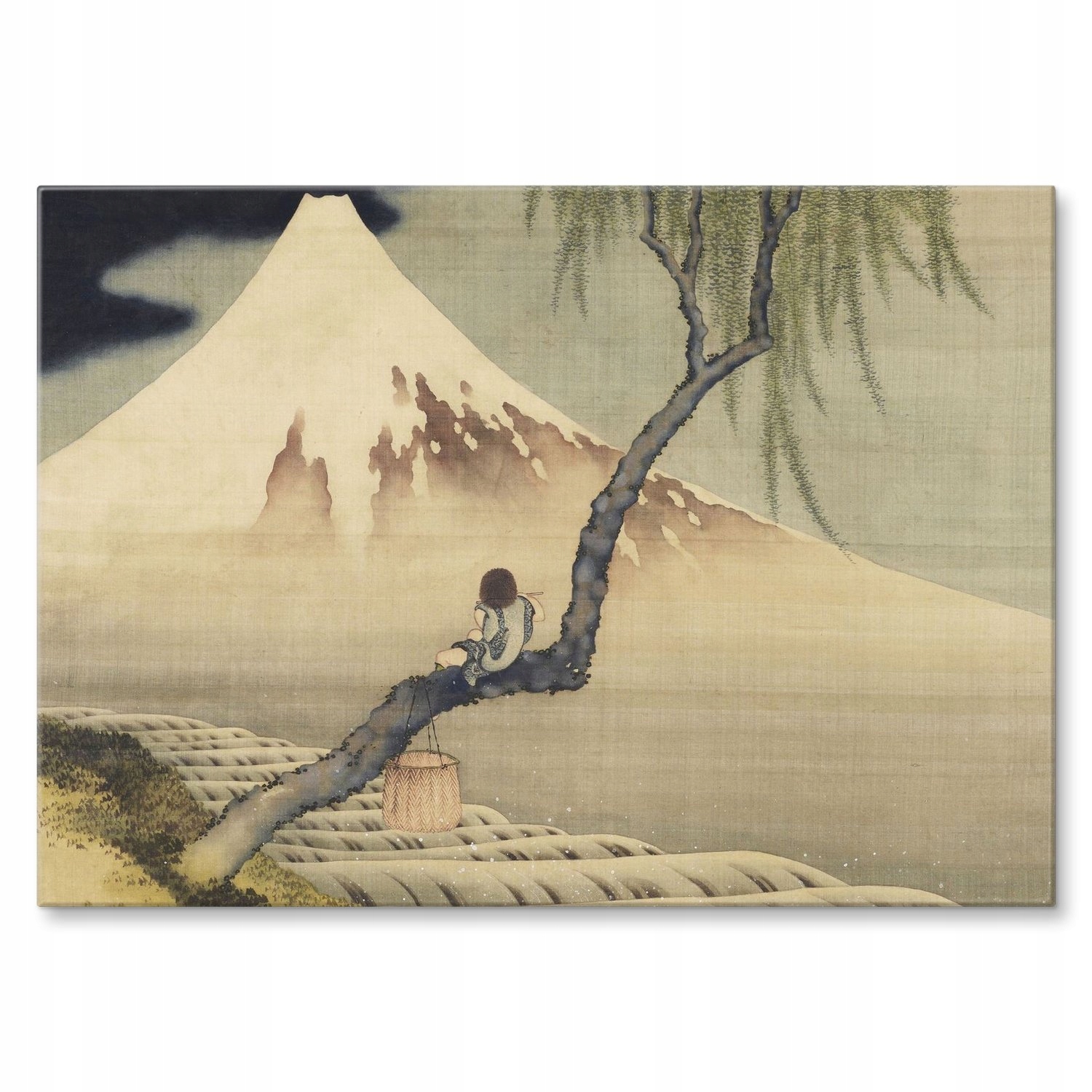 Kovový plakát Mount Fuji Hokusai Dárek 22 x 31 cm