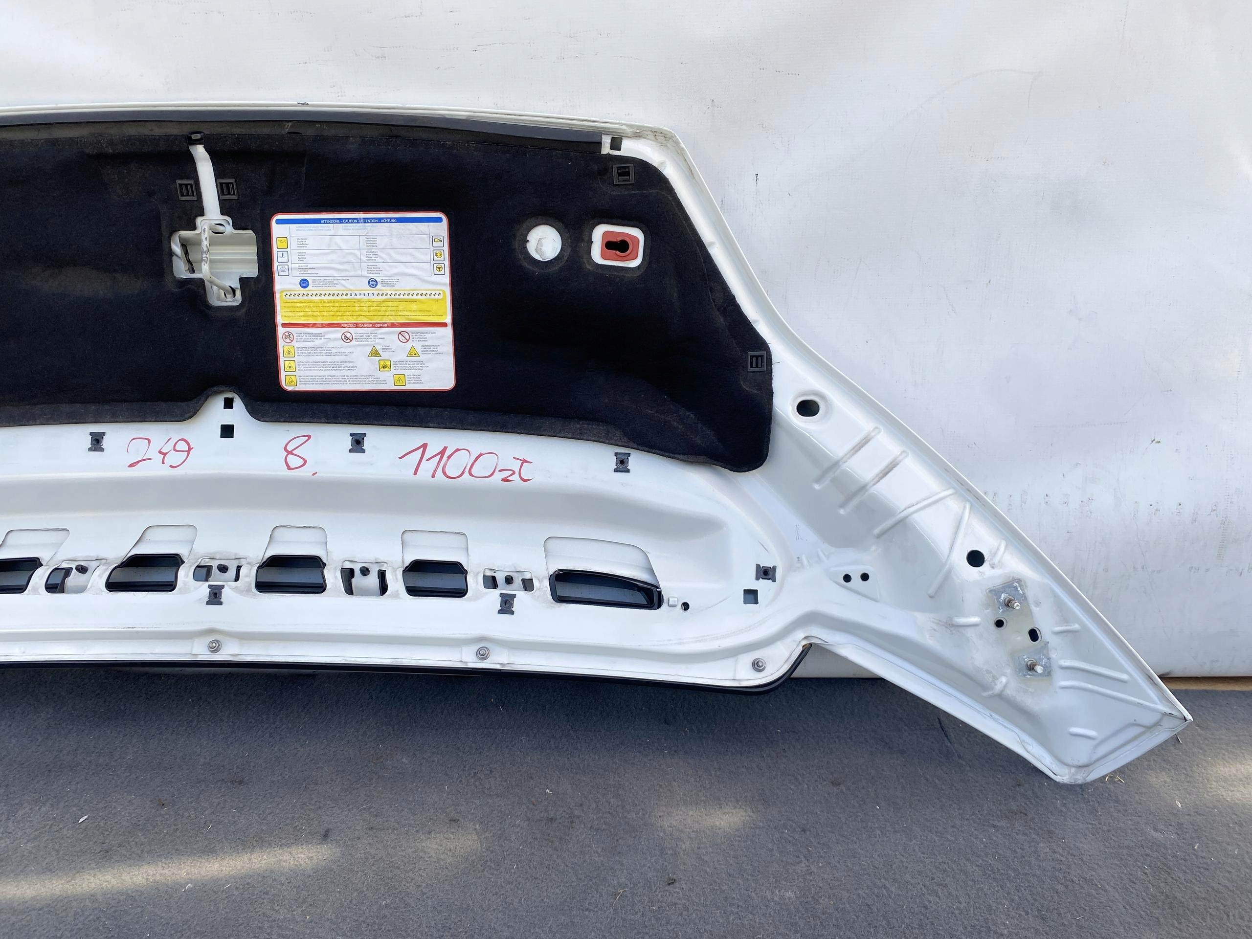 DUCATO BOXER JUMPER 14- bonnet BIALA EWP 249