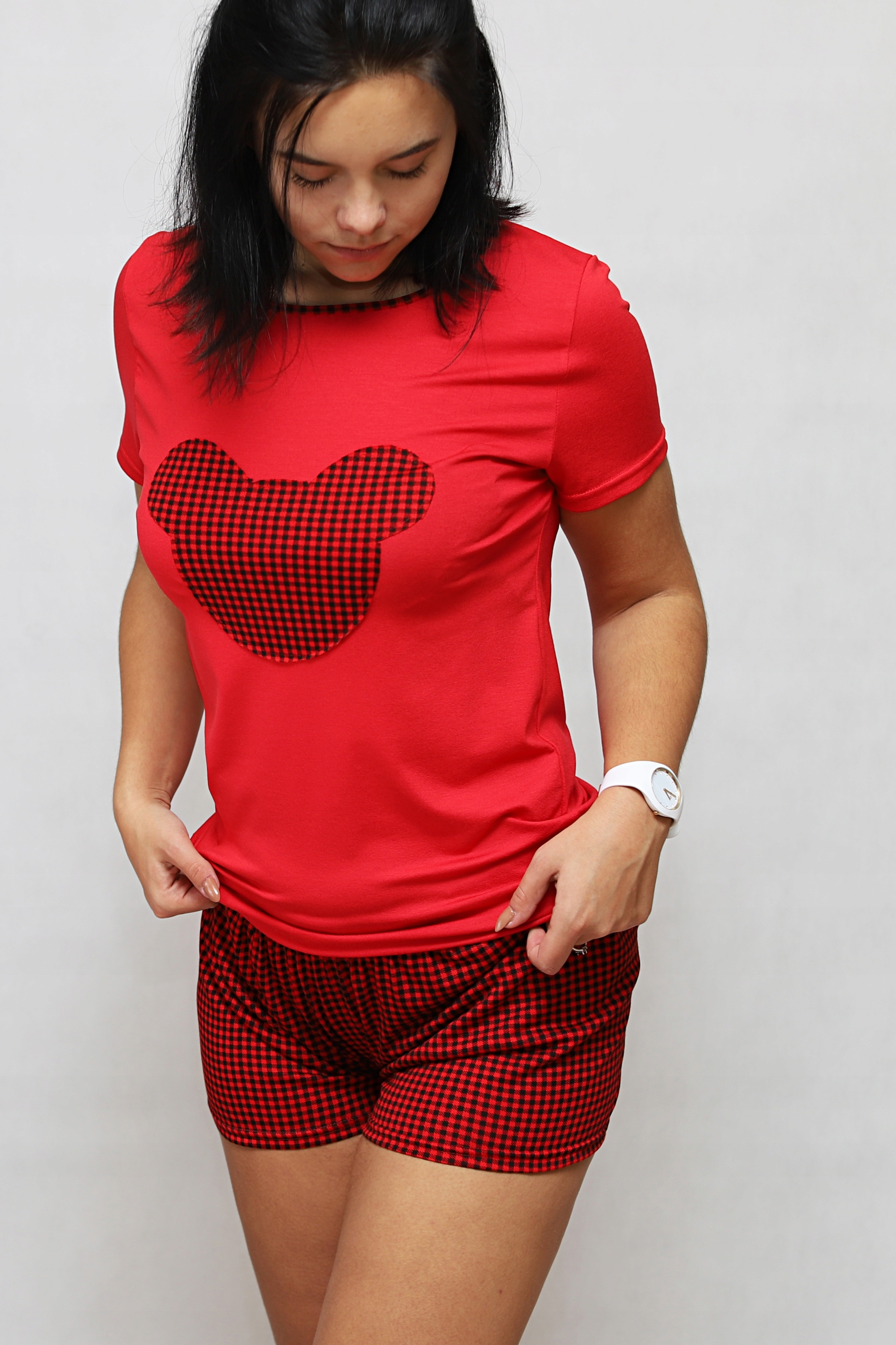 PIŻAMA DAMSKA, WYGODNY KOMPLET, HOMEWEAR, L/XL