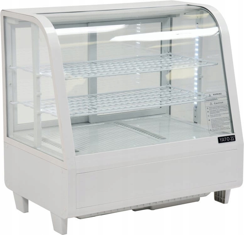 Witryna chłodnicza nastawna 100 litrów biała