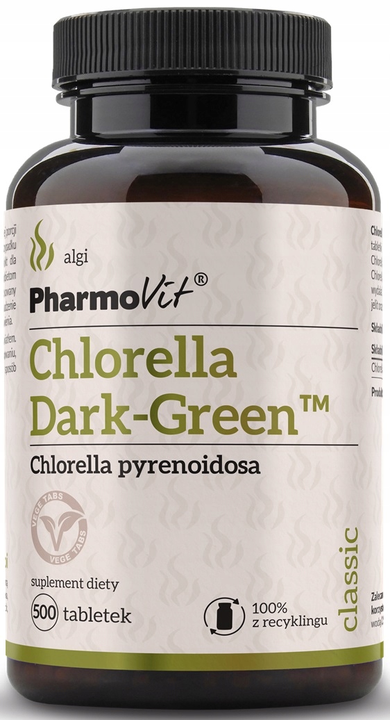 

Pharmovit Chlorella 500t Vege Algi Odporność Pure