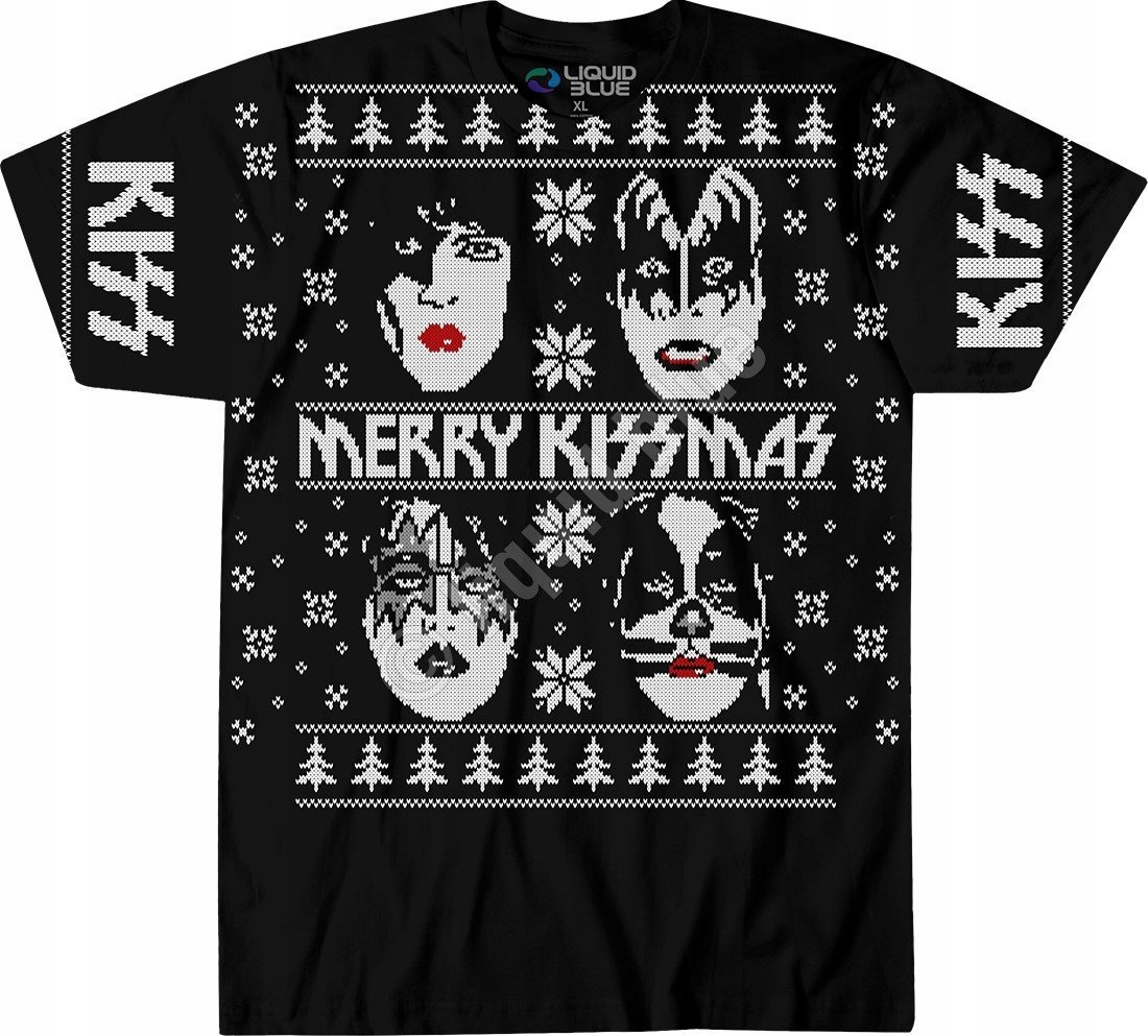 Merry KISSmas Liquid Blue 2XL
