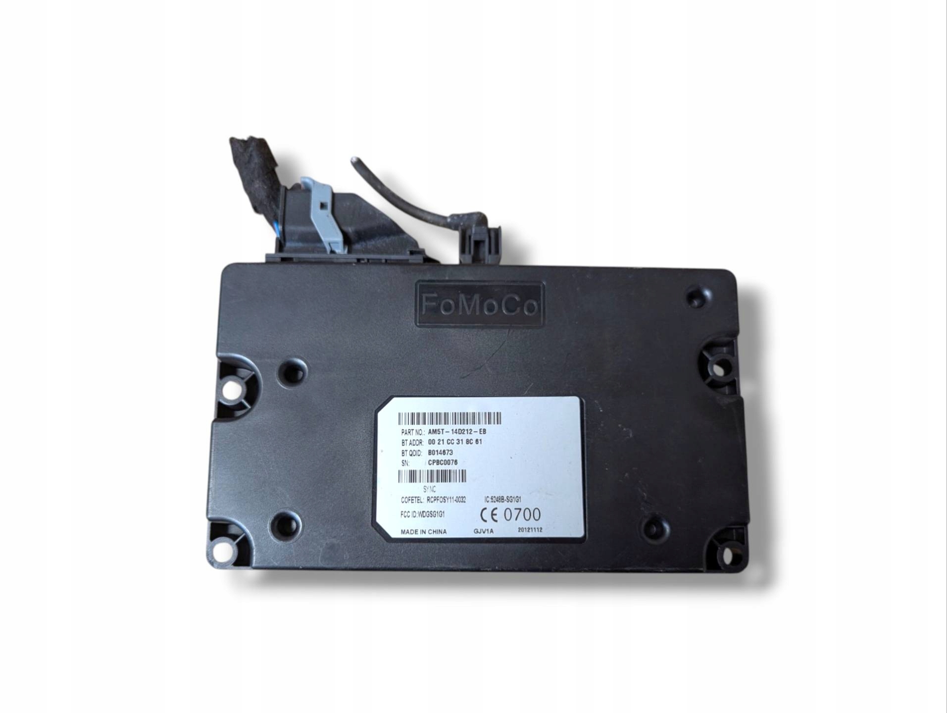 control unit Bluetooth Ford Focus 3 2013 AM5T-14D212-EB