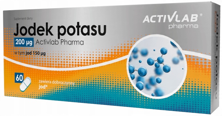 

Jodek Potasu 200 ug jod tarczyca ActivLab 60 kaps.