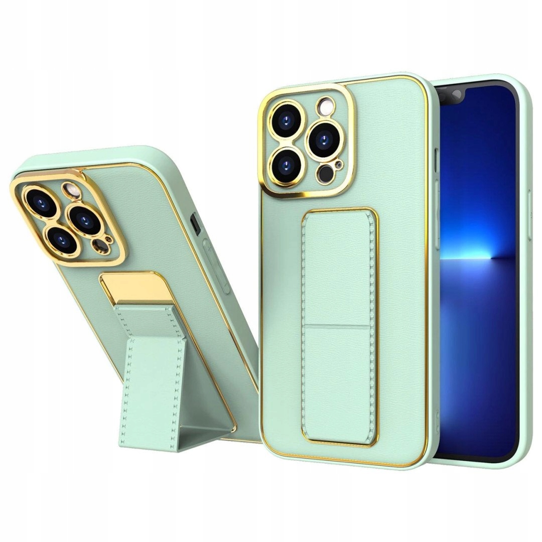 New Kickstand Case etui do do Samsung Galaxy A12 5G z podstawką zielony
