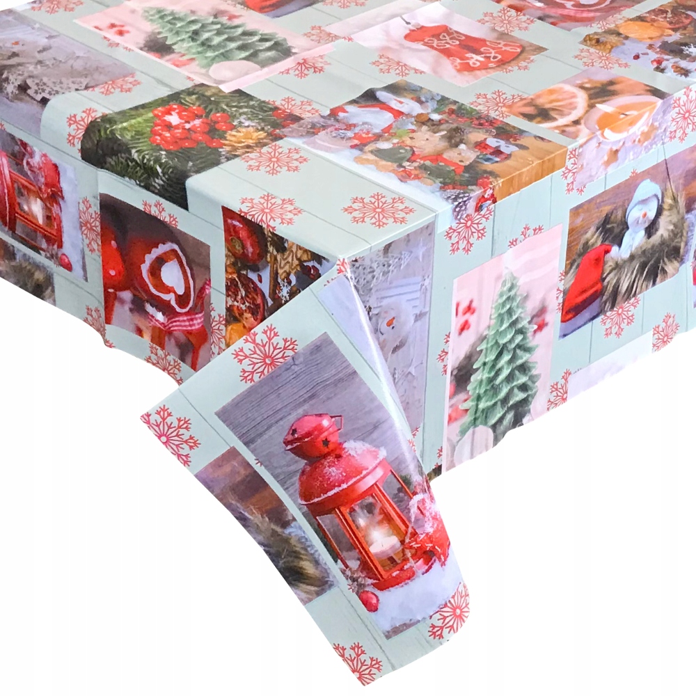 

Cerata Świąteczna Pcv obrus na stół 120x140cm
