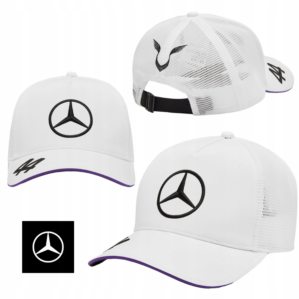 Oryginalna Czapka z daszkiem Mercedes Oe Amg Petronas F1 x Hamilton Biała