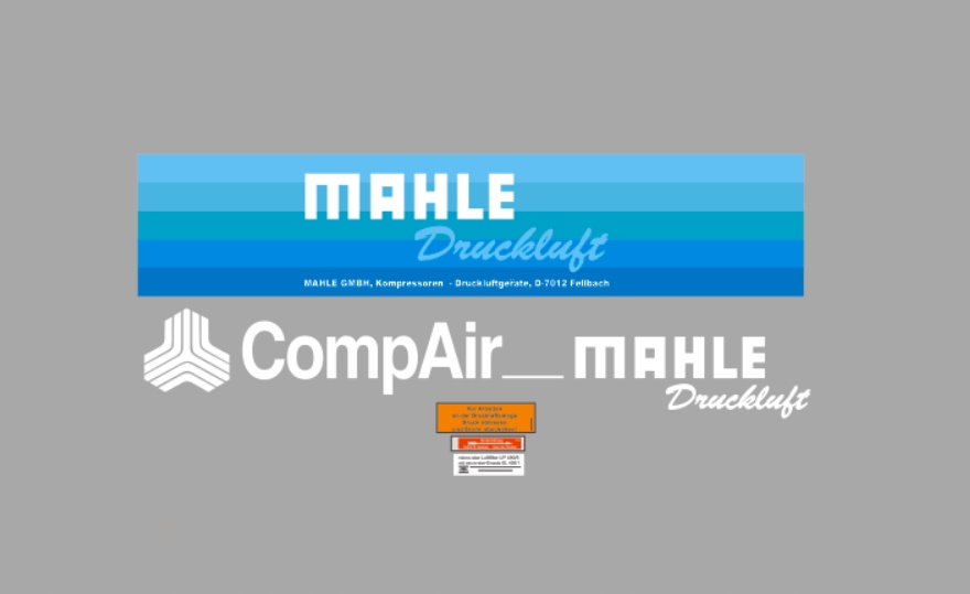Samolepky Mahle Compair