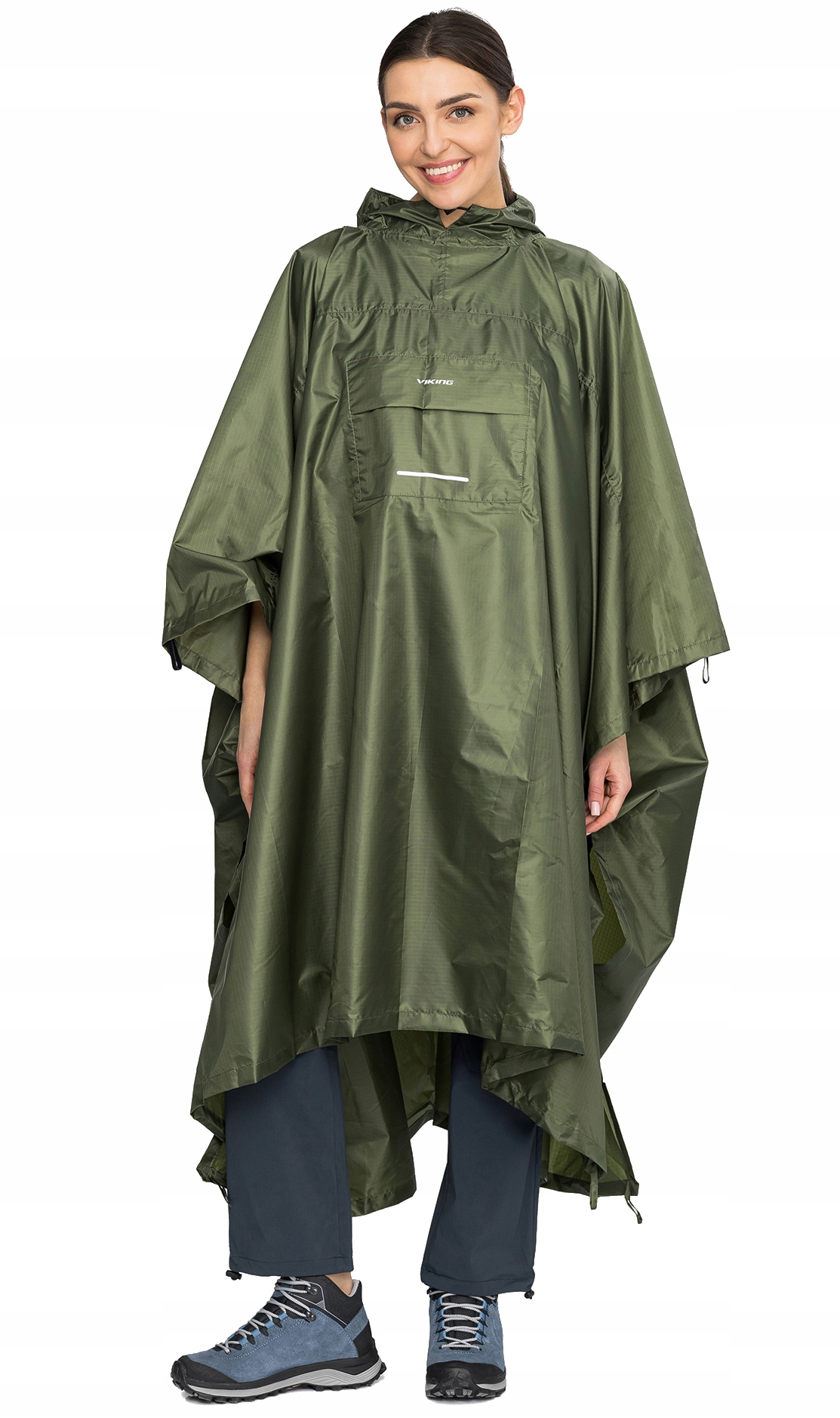 Poncho przeciwdeszczowe VIKING Vesper Backpack, zielone