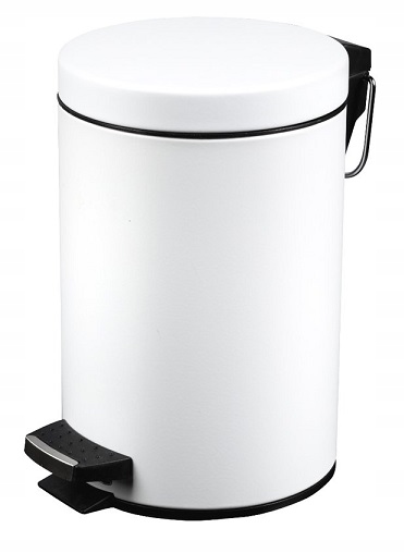 Kosz na śmieci 3 l biały