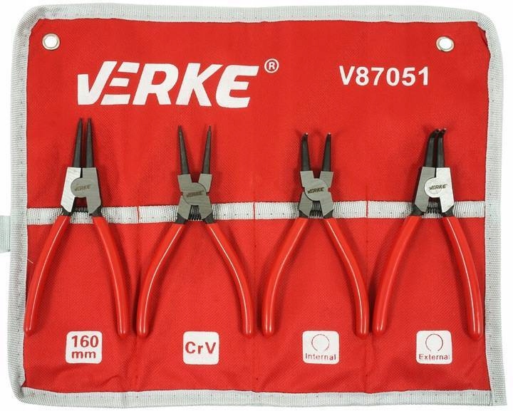 Verke V87051 Zestaw szczypiec Segera 160 mm 4 szt.
