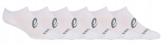 Skarpetki sportowe Asics Ankle Sock 6pak White Rozmiary 47-49