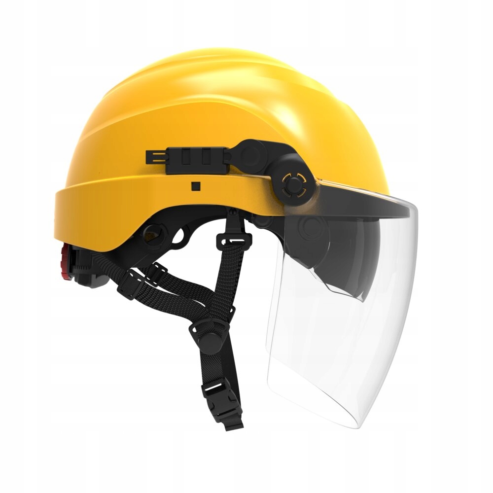 Hełm Przemysłowy Kask Bhp Abs Uv Ochrona Głowy Izolacja Elektryczna Mocny