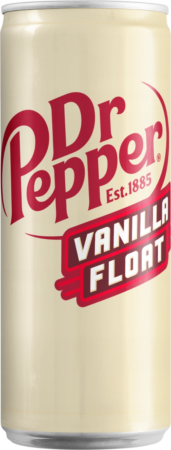 Levně Dr. Pepper Vanilla Float Sycený nápoj s vanilkovou příchutí 330 ml