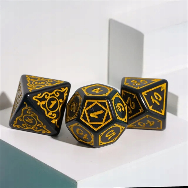 DRUID ŚWIATŁA ZESTAW 7 KOŚCI KOSTEK RPG Nazwa Kostki RPG Druid Światła Zestaw 7 Kości Kostek