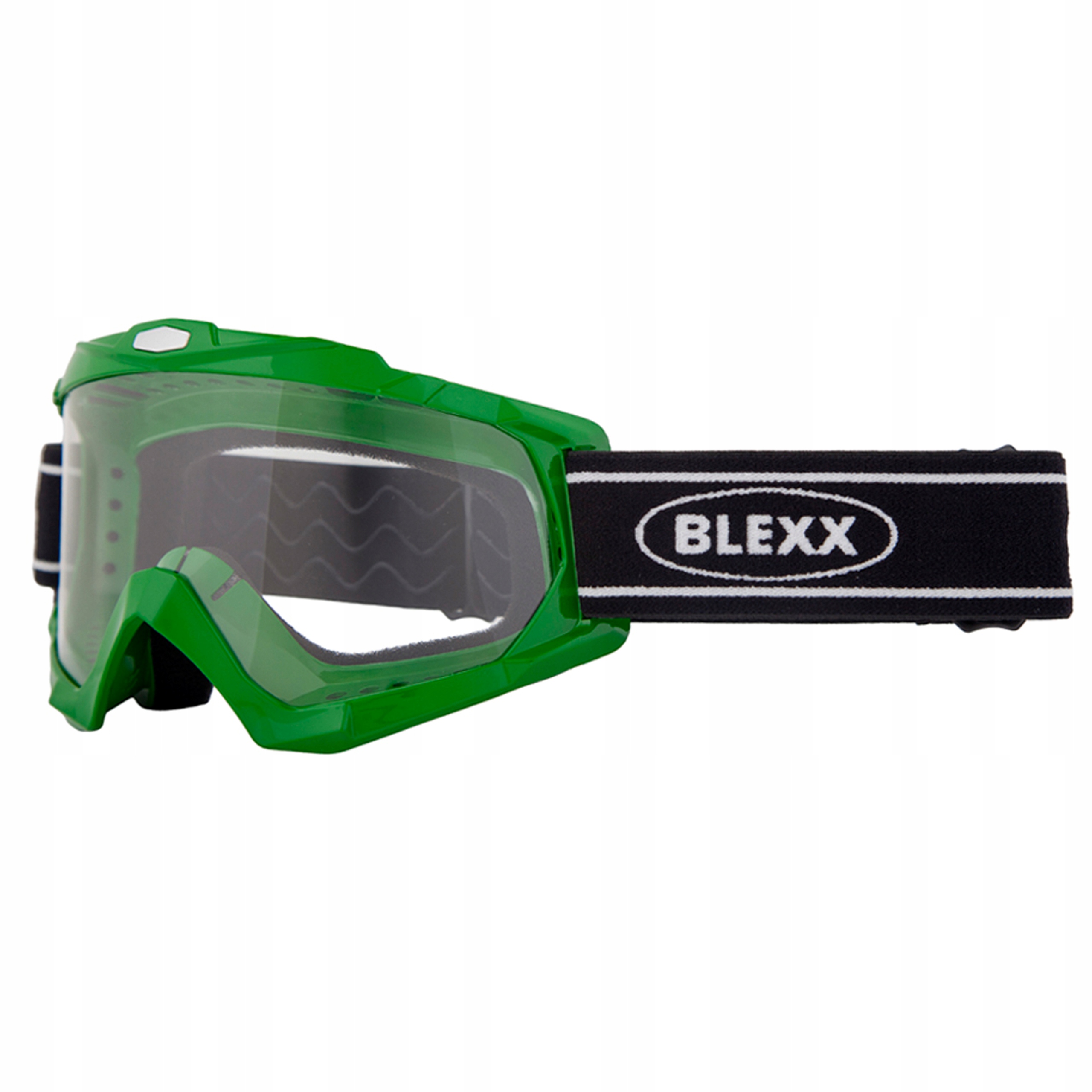 Gogle motocyklowe Blexx cross enduro zielone
