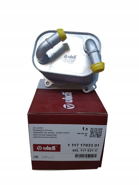 Chladič oleje Škoda Volkswagen Audi Seat 05L117021C Nový Vika