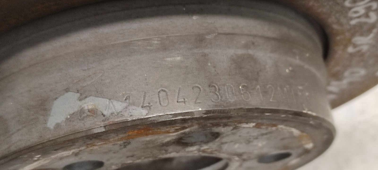 discs brake rear part rear. Mercedes W140 3,2