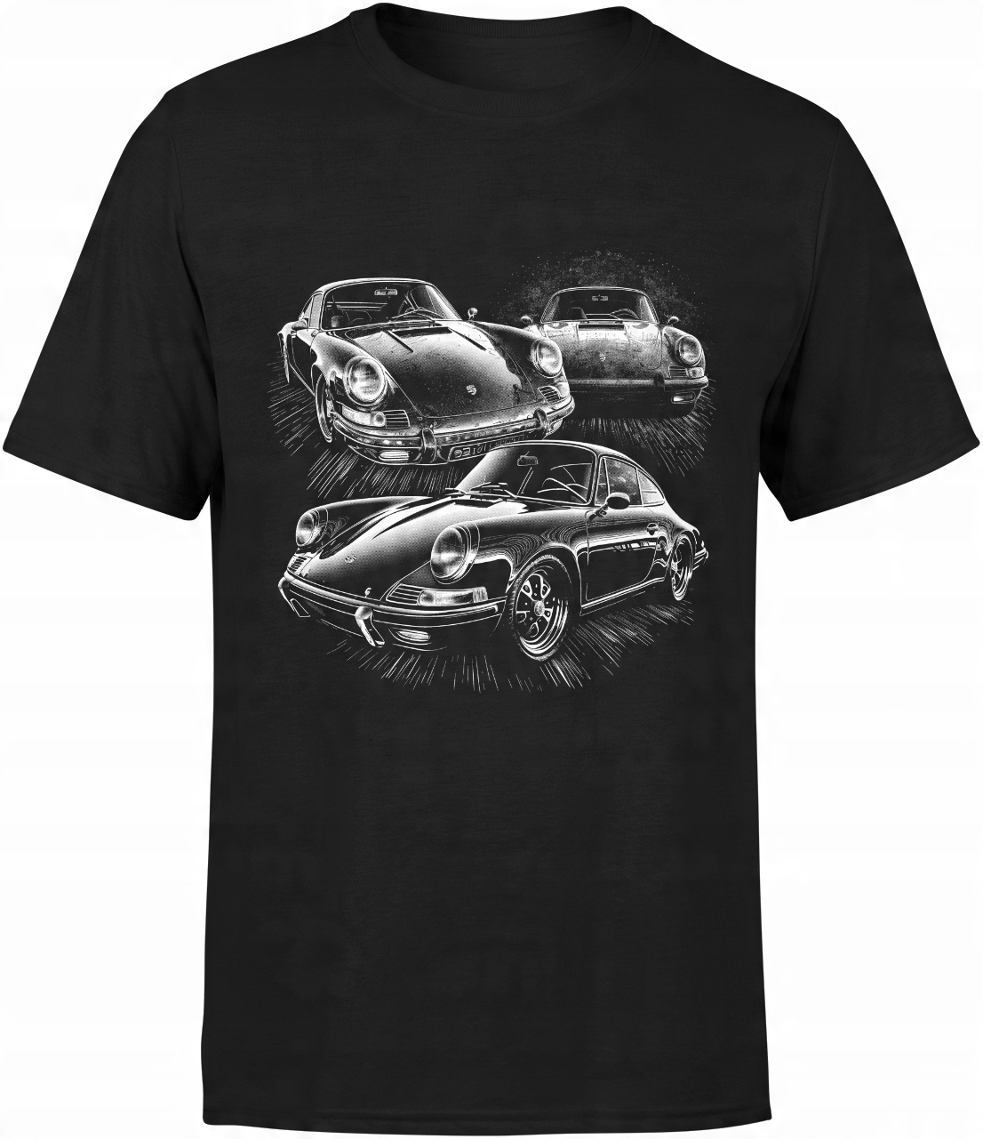 

Porsche 911 Koszulka Retro Męska Vintage Oldschool