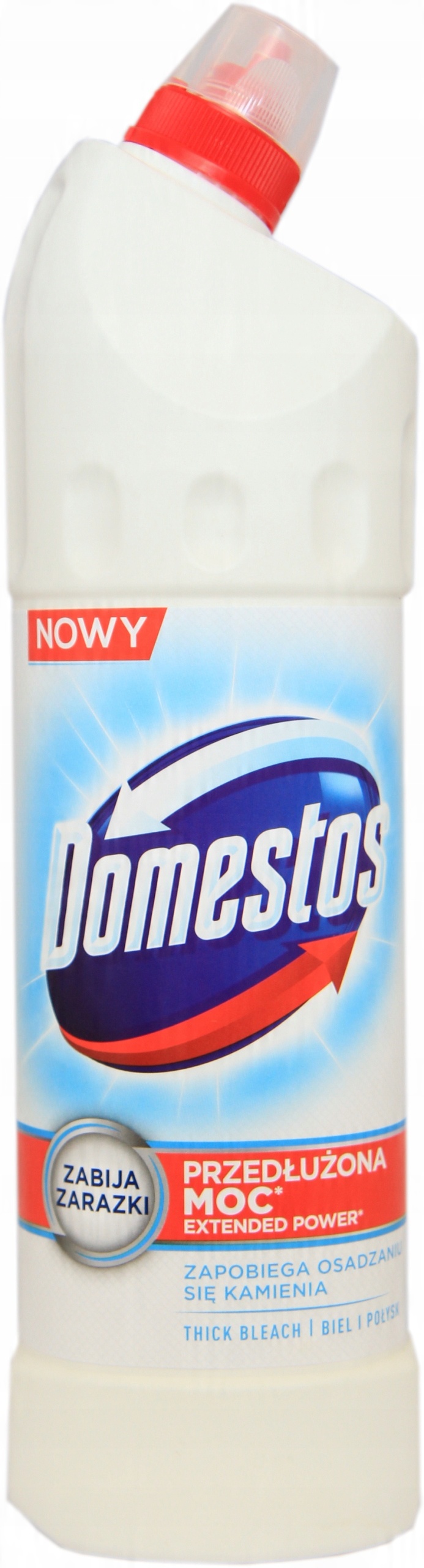 

Domestos Przedłużona Moc Biel I Połysk 1250 ml
