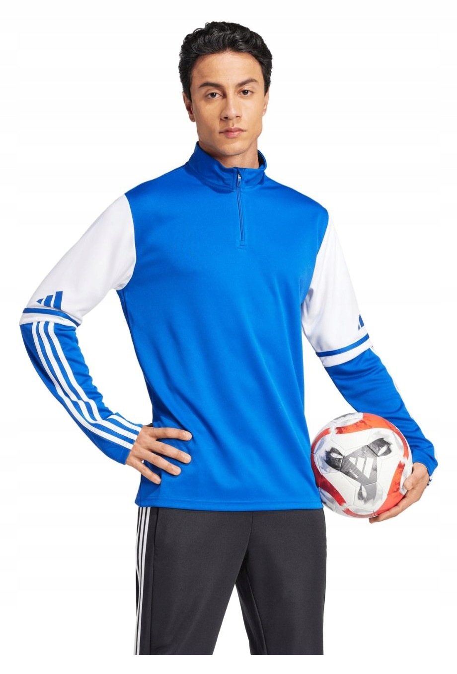 Mikina Adidas Teamwear Squadra 25 Training Top modro-bílá JD2985 vel. XL