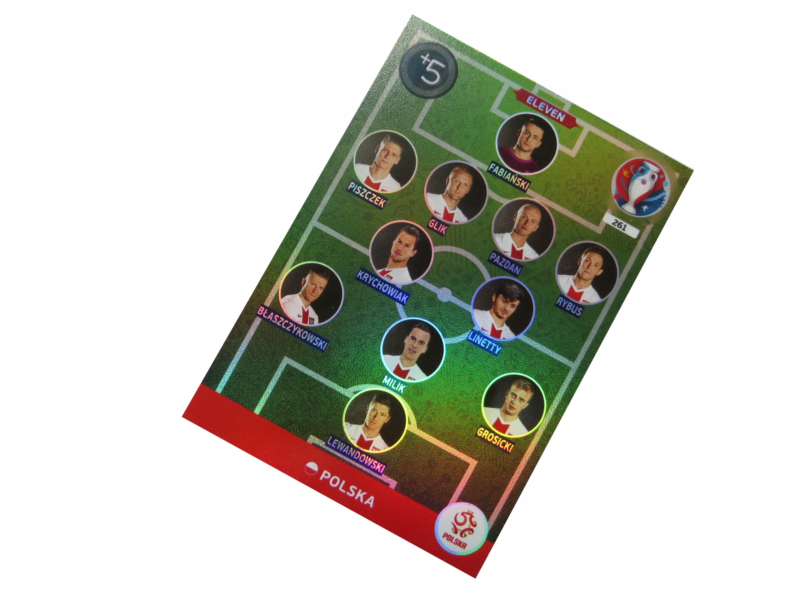 Panini Uefa Euro 2016 Karty Piłkarskie Eleven Polska 261