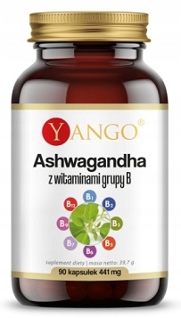 

Yango Ashwagandha z witaminami z grupy B 90 k