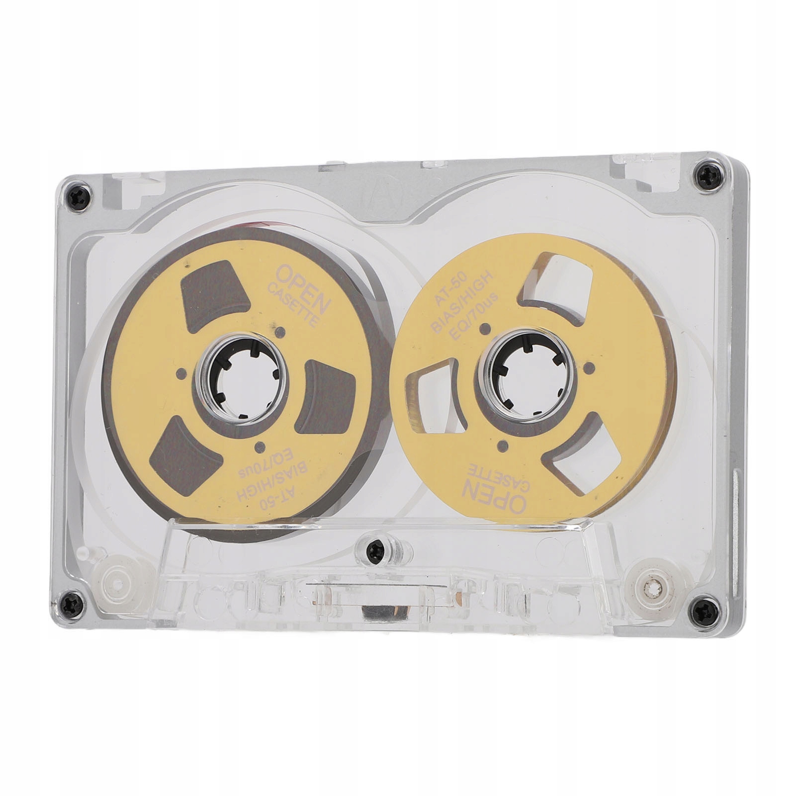 Magnetofonové Kazety Kazeta Prázdná Sada 55 Min Hliníkový Stříbrný Rámeček