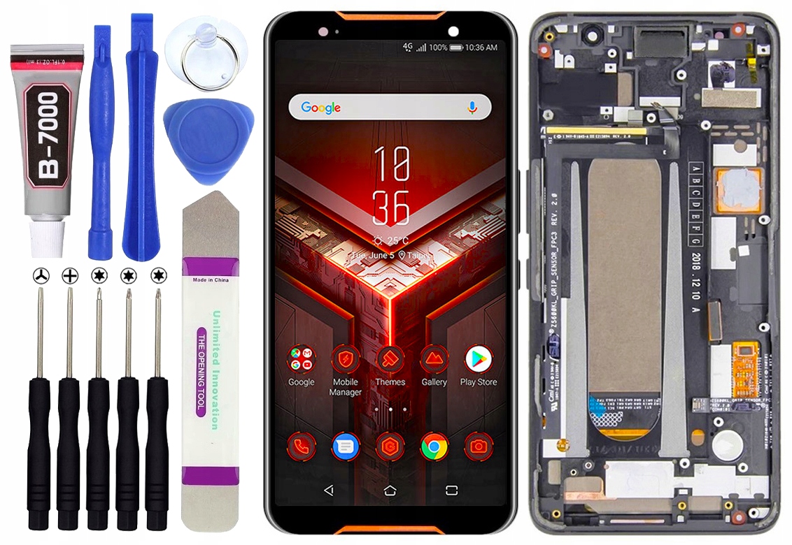 Displej Asus Rog Phone ZS600KL Oled LCD displej Rámeček