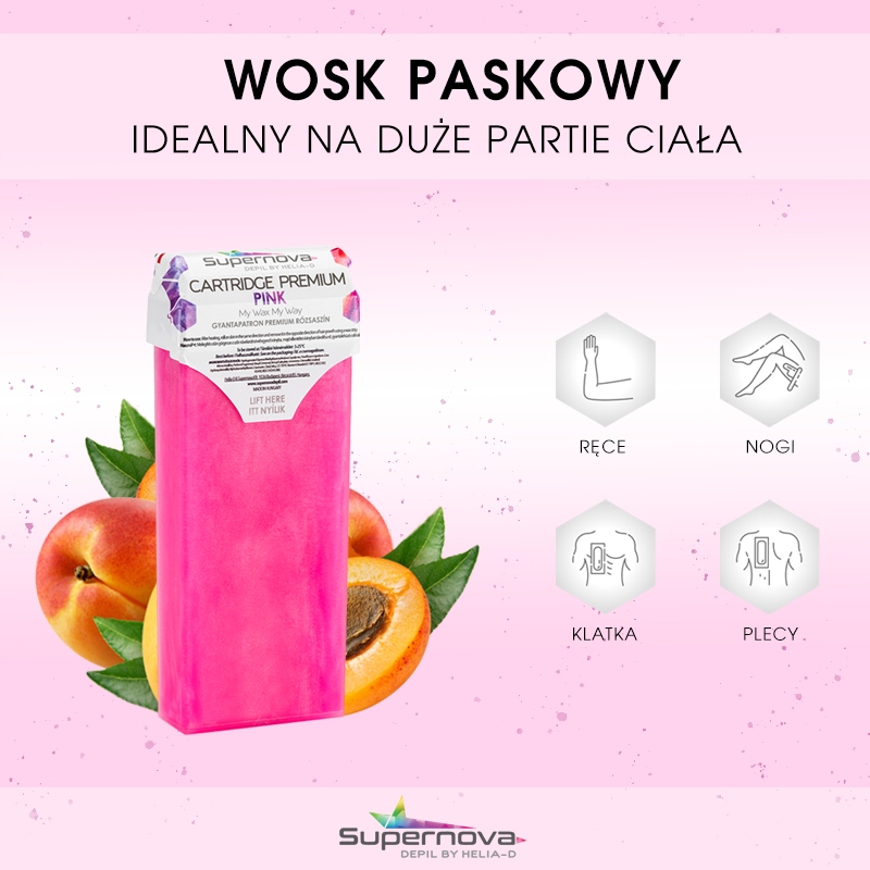 Wosk paskowy miękki w rolce wrażliwy Supernova 100 Postać w rolce