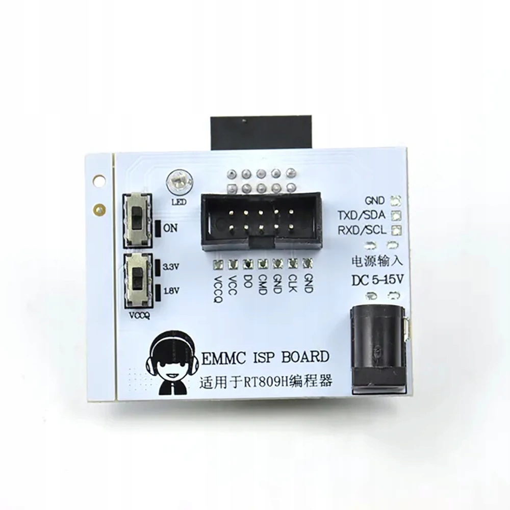płyta RT809H EMMC ISP dodaje kabel ISP latający przewód do odczytu w ...