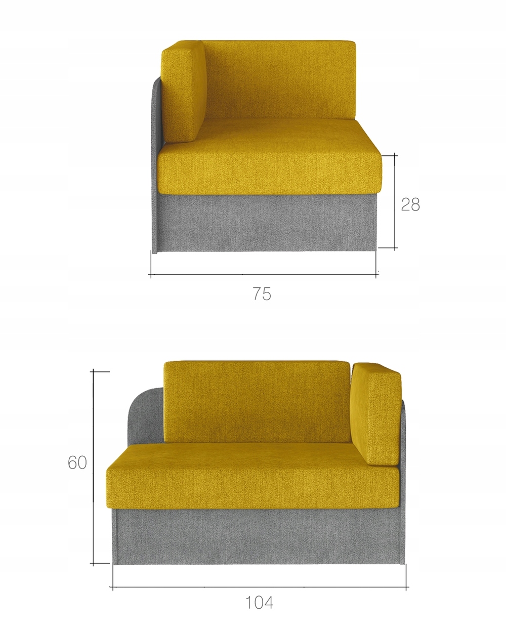 Amerykanka ROSA Typ sofa (kanapa)