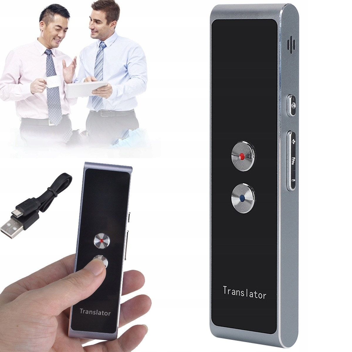 Přenosný Inteligentní Hlasový Překladač Pro Překlady V Reálném Čase