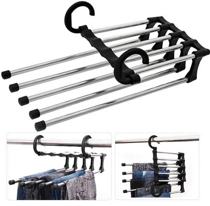 

Wysuwany Wieszak Na Spodnie Do Szafy Organizer 5