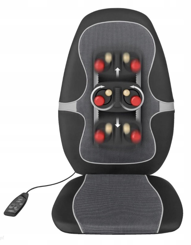 Medisana Mcn Elektryczna mata masująca Shiatsu plecy czarna