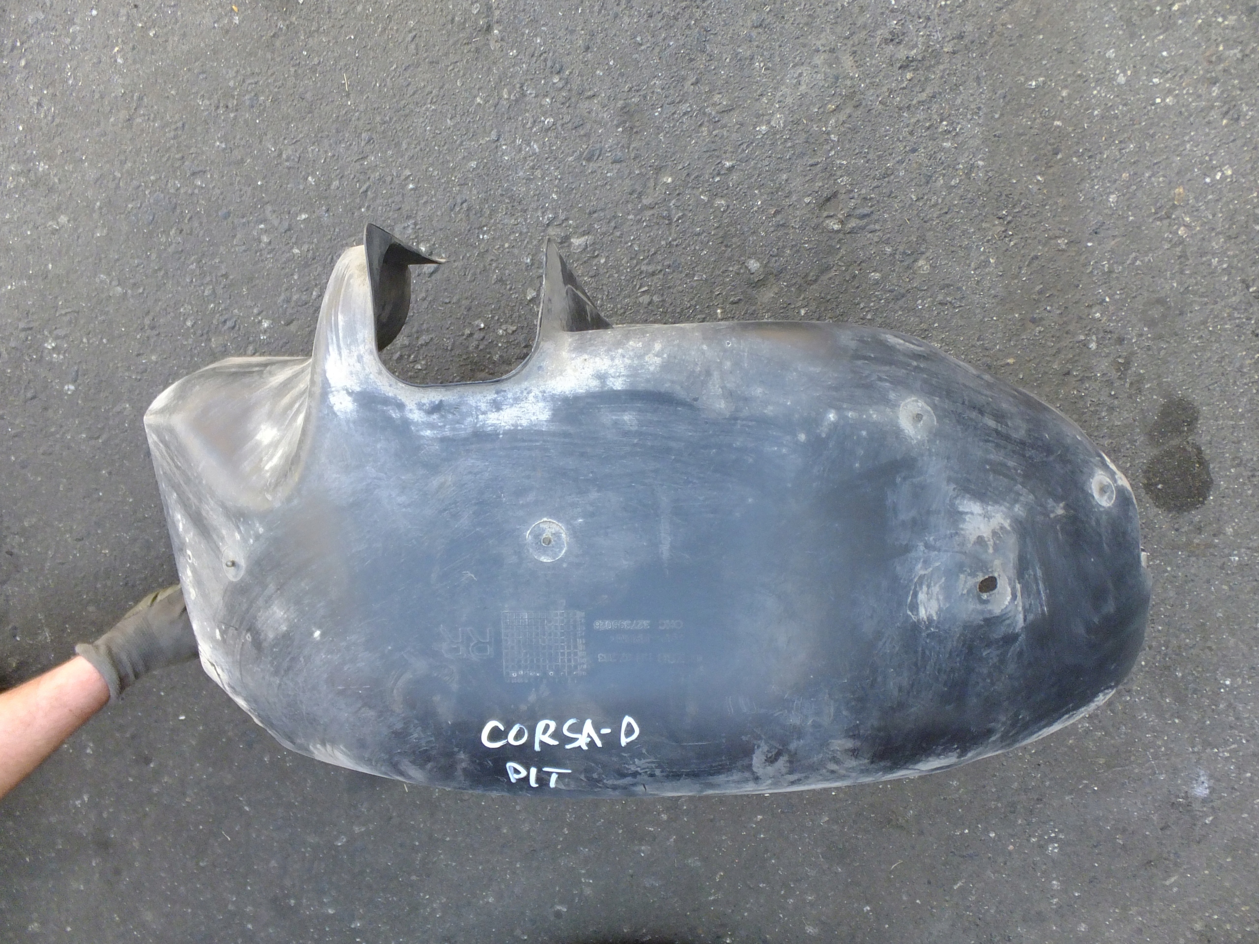 mudguard right rear part opel corsa d 2007r 13187363