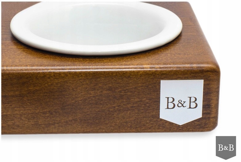 Miska Pro Psa Bowl&bone Jantarová Ceramic Solo hnědá S