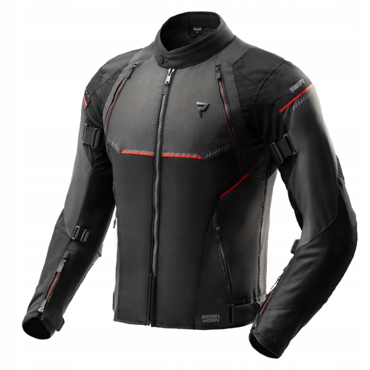 Bunda Rebelhorn Swift Black Dark Grey Red S