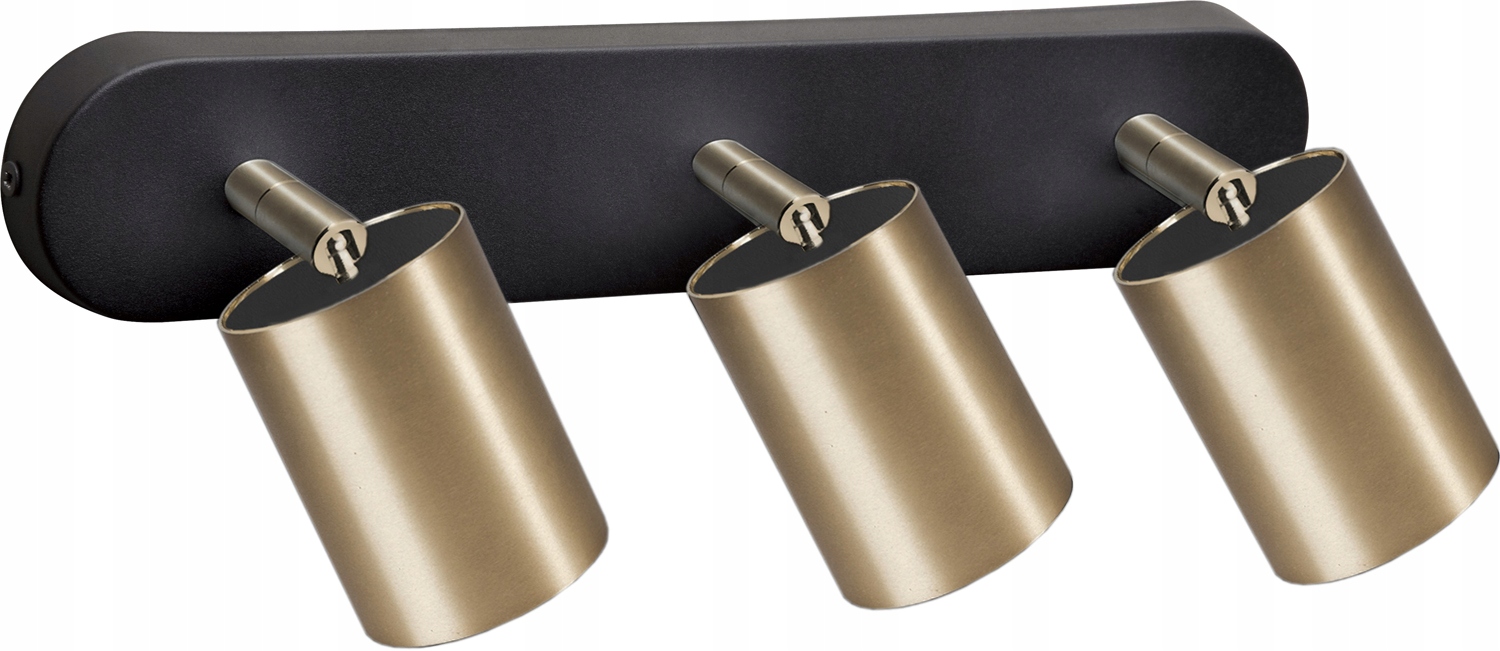 Stropná lampa na kĺbe Eye Spot 3 brass