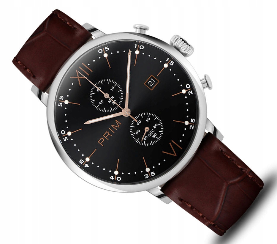 Pánské Vodotěsné Klasické Sportovní Hodinky Prim Chrono Roman W03P.13230