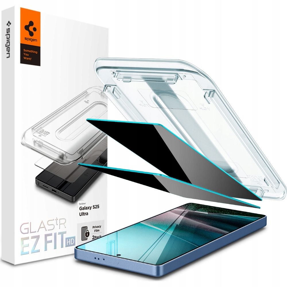 Spigen Glas.tR Ez-fit Hd (2 szt.) Szkło na Samsung Galaxy S24 S25 Privacy