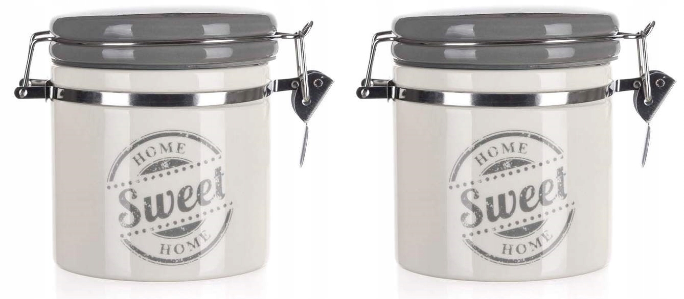 Ceramiczny pojemnik na kawę herbatę 2 x 450ml