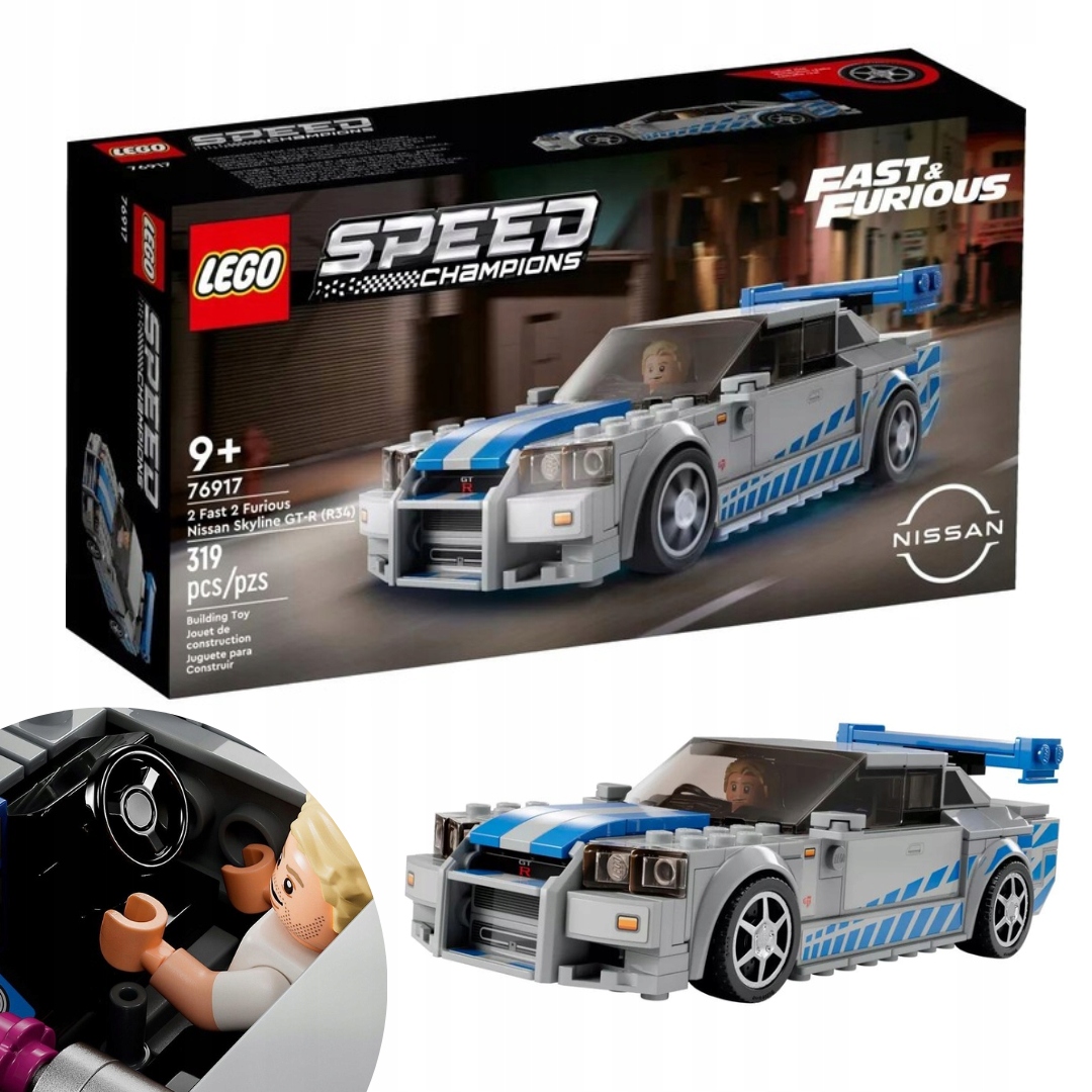 

Lego Speed Champions Nissan Skyline Gt-r R34