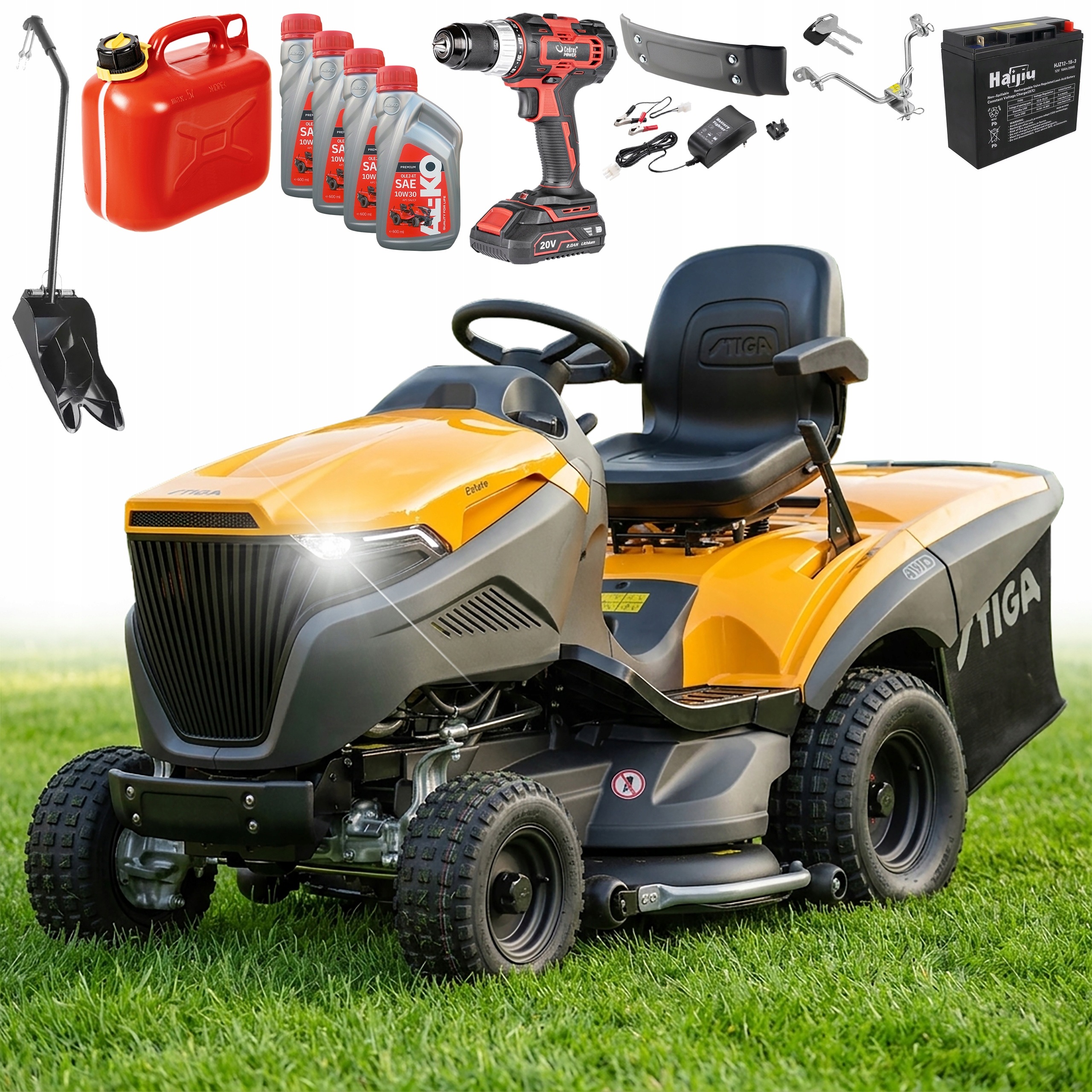 Traktor Ogrodowy Stiga Estate 9102 Wx Napęd 4WD Honda Max 22 Km Automat