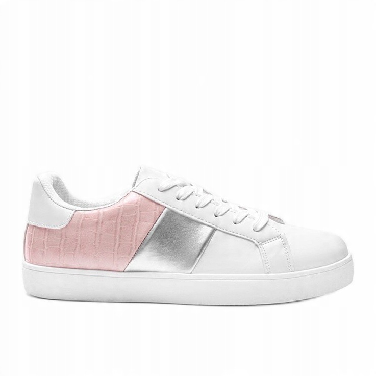 

Białe Skóra ekologiczna Buty Trampki r.38