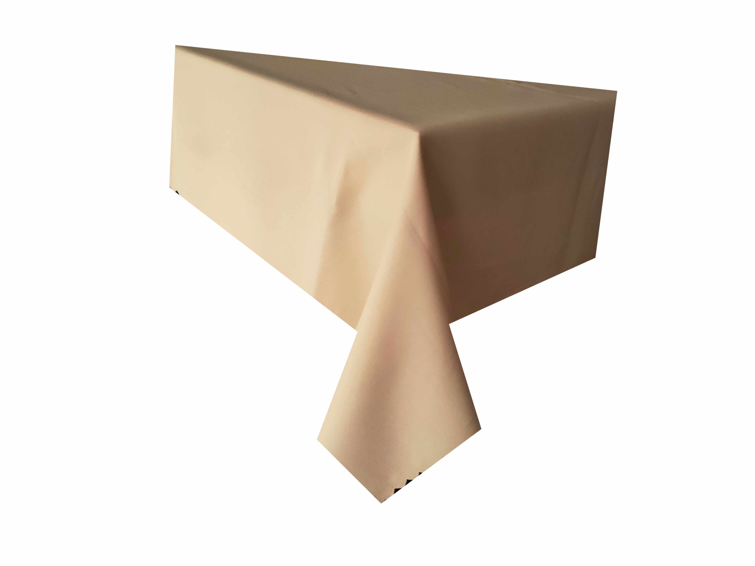 

Obrus Plamoodporny Żakard Beżowy Gruby 120x220
