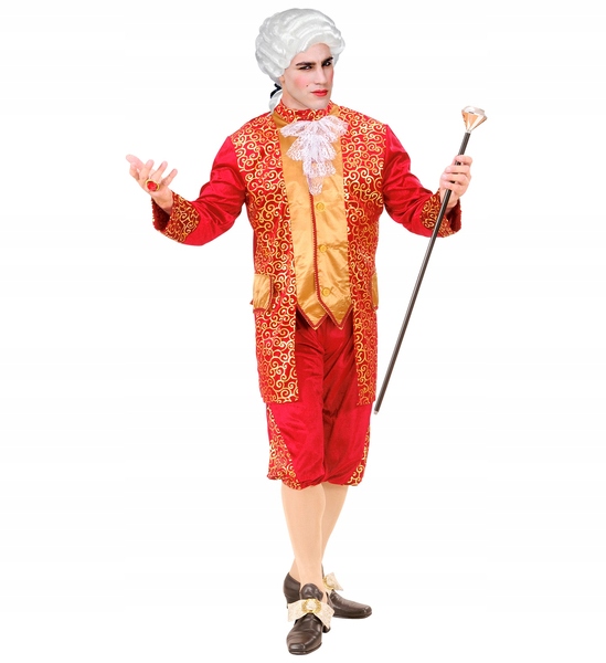 Kostým Červený Zlatý XL