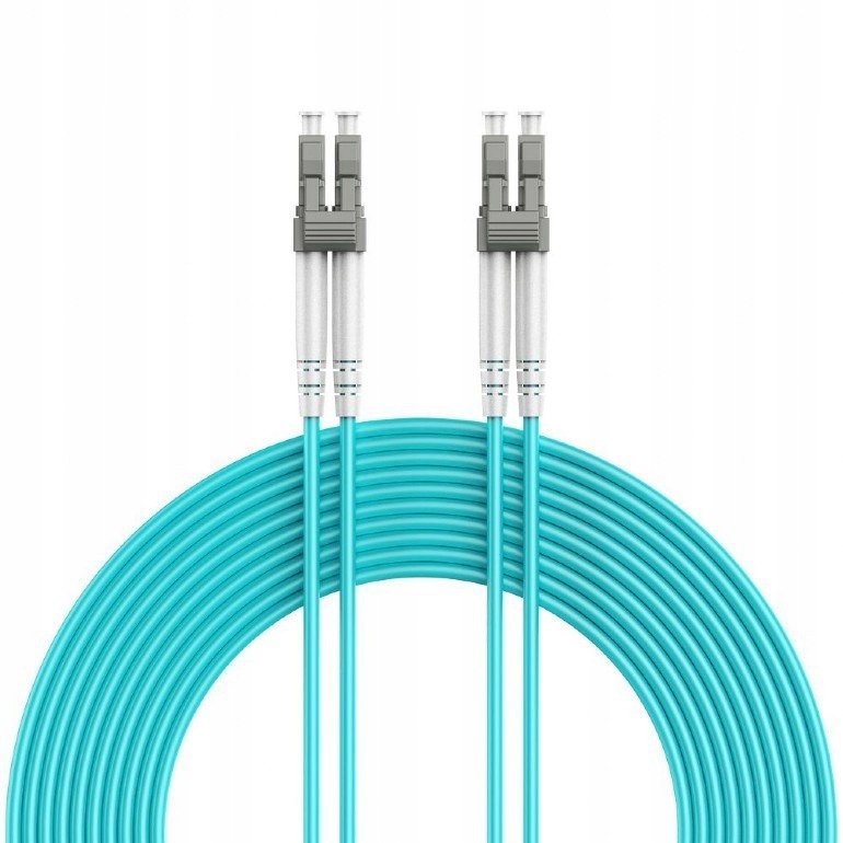 Kabel światłowodowy wielomodowy duplex OM4 50/125, LC/LC, 3m